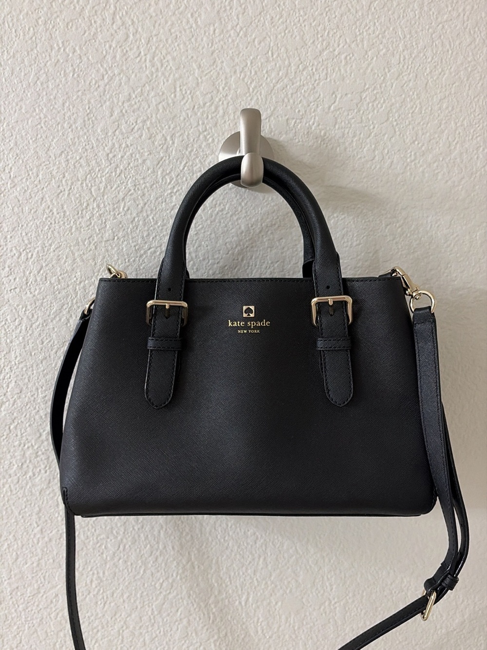 Kate Spade Black Satchel Crossbody Handbag 🖤